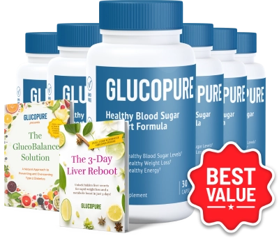 GlucoPure 6-Bottle New